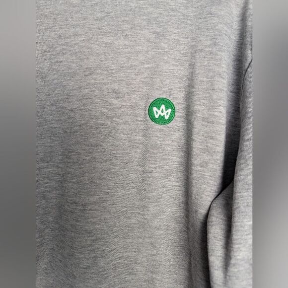 Kronstradt regular fit crew neck sweatshirt sweater grey logo small - Picture 2 of 8